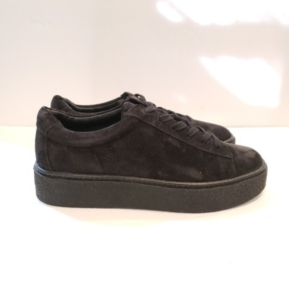 Vince. Womens sneakers black suede 8 - Picture 4 of 8